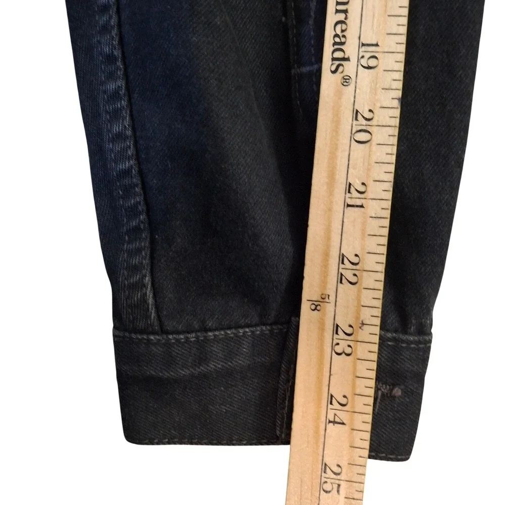 Vintage 90s Levi's 70507-4159 Trucker Jacket Men's Large Black Denim Made in USA